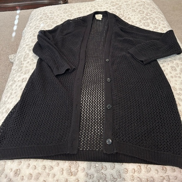 Women’s Size Large Netted Cardigan - Picture 2 of 6